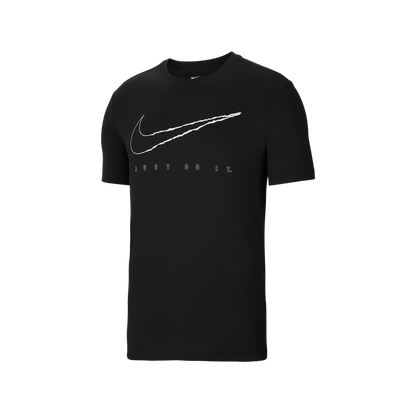 PLAYERA NIKE JUST DO IT SWOOHS BLACK DRI-FIT