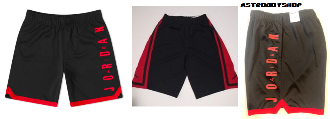 SHORT AIR JORDAN GFX BLACK RED