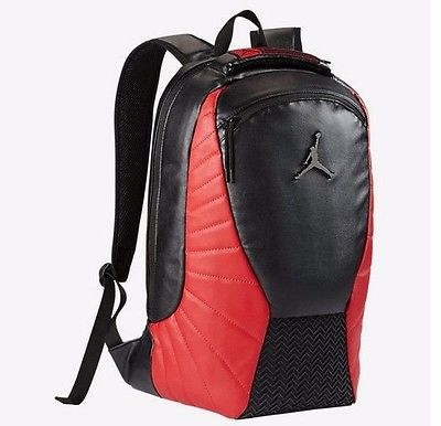 MOCHILA JORDAN 12 BRED FLUE GAME EDITION