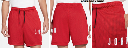 SHORT AIR JORDAN MESH GYM RED GRUESO
