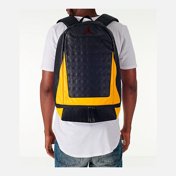 MOCHILA JORDAN 13 BLACK YELLOW CARMELO ANTHONY