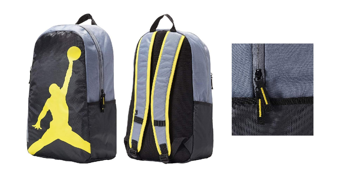 MOCHILA JORDAN JUMPMAN BAGPACK BLACK YELLOW ESP LAPTOP 14"