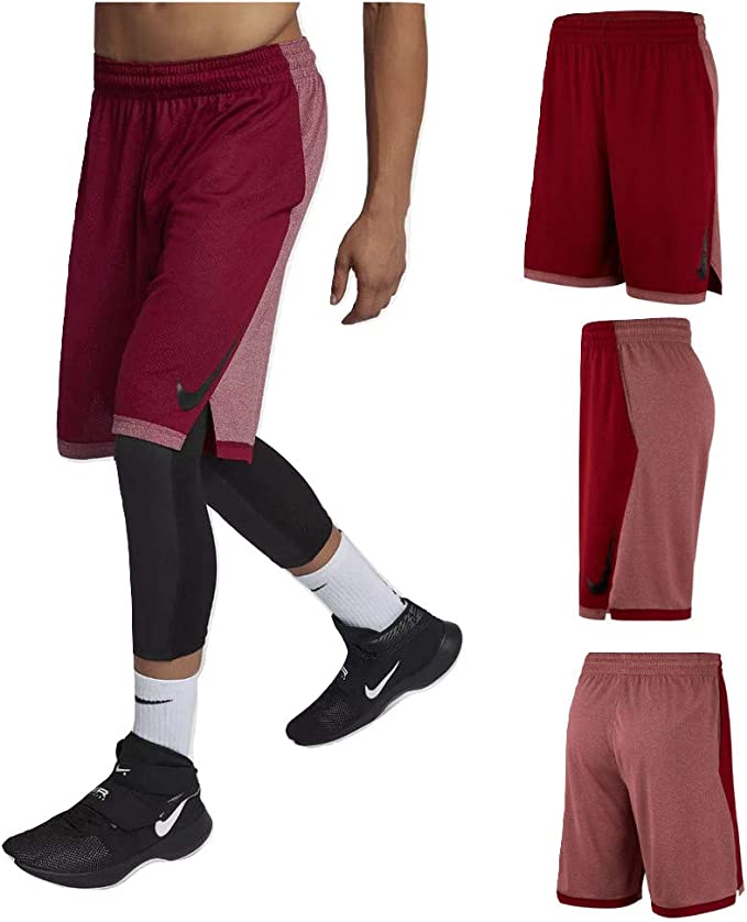 SHORT NIKE DRIVE BASKETBALL DRI-FIT BURGUNDY GREY