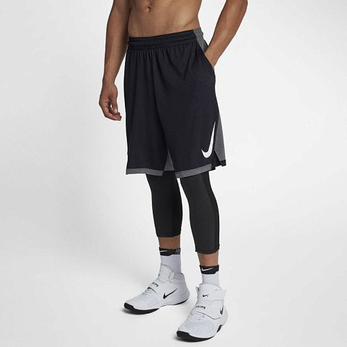 SHORT NIKE DRIVE DRI-FIT BLACK GREY BASKETBALL