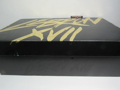 LEBRON JAMES 17 LOW BLACK EN CAJA MODELO REDUCIDO