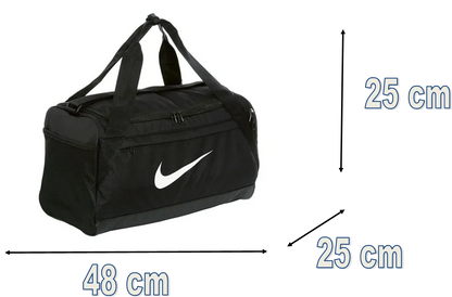 MALETA NIKE BRASILIA SMALL BLACK 48CM