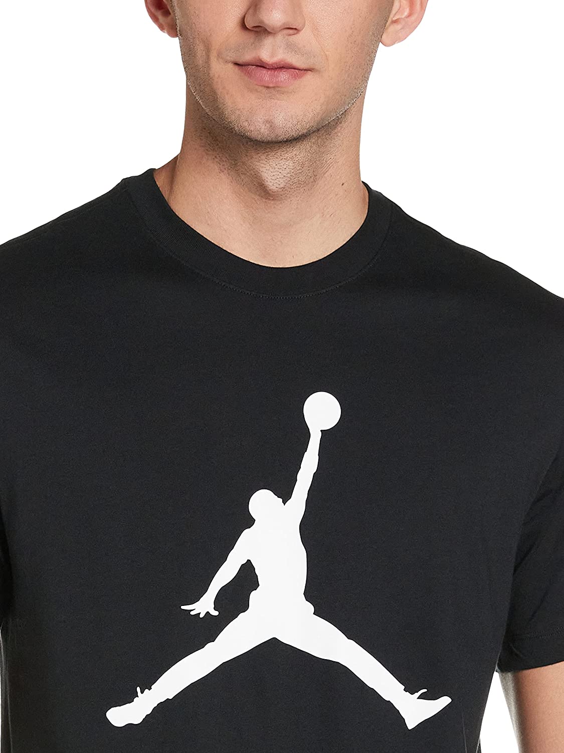 PLAYERA JORDAN JUMPMAN SPLIT BLACK MANGA CORTA