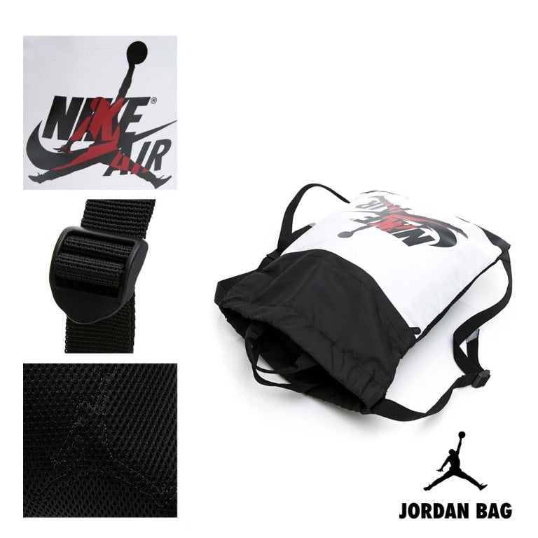 BAG JORDAN JUMPMAN CLASSICS WHITE 35X48CM MOCHILA