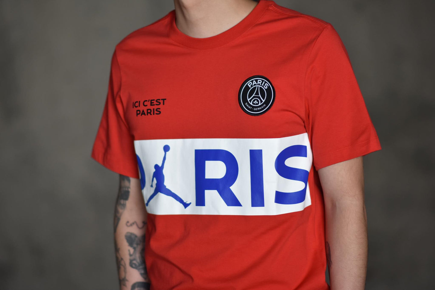 PLAYERA JORDAN X PSG RED