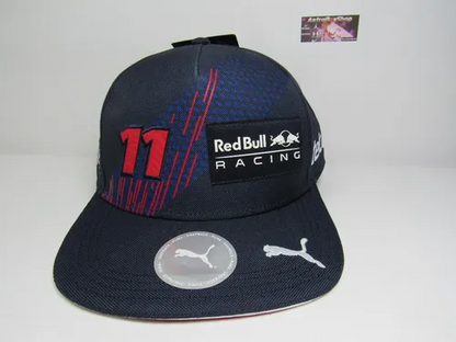 GORRA PLANA CHECO PEREZ F1 RED BULL PUMA AUTENTICA UNITALLA