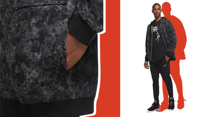 CHAMARRA LEBRON JAMES PRINTED SMOKE GREY BASKETBALL