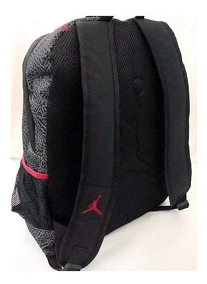 MOCHILA JORDAN JUMPMAN23 ELPEHAN PRINT LOGO DE METAL