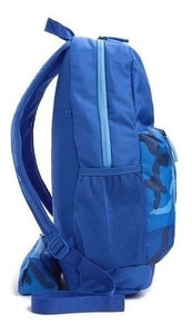 MOCHILA NIKE ELEMENTAL BLUE CAMO CON LAPICERA ESCOLAR