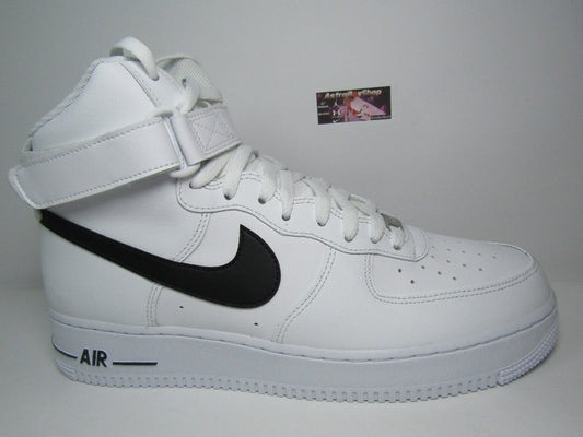NIKE AIR FORCE ONE HIGH WHITE AND BLACK EN CAJA