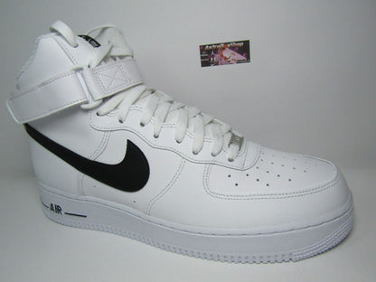 NIKE AIR FORCE ONE HIGH WHITE AND BLACK EN CAJA