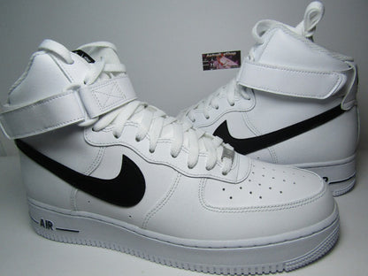 NIKE AIR FORCE ONE HIGH WHITE AND BLACK EN CAJA