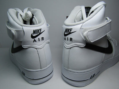 NIKE AIR FORCE ONE HIGH WHITE AND BLACK EN CAJA