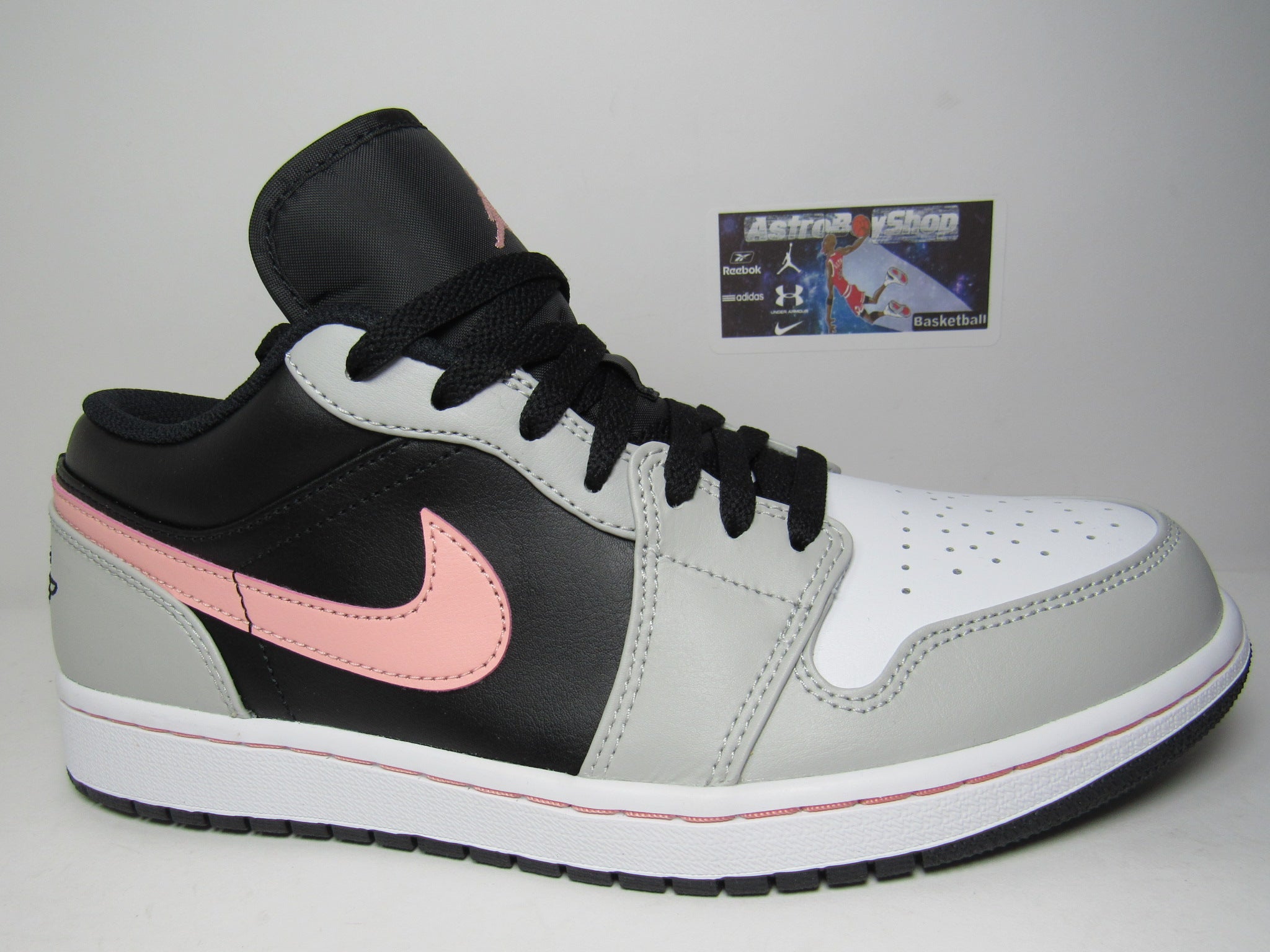 JORDAN 1 LOW GREY PINK EN CAJA