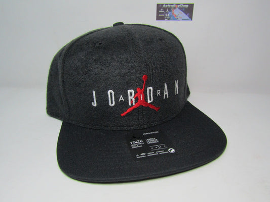 GORRA AIR JORDAN PRO CAP BLACK PLANA UNITALLA TERMINADO DE TOALLA