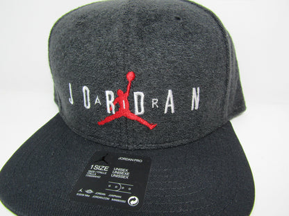 GORRA AIR JORDAN PRO CAP BLACK PLANA UNITALLA TOALLA