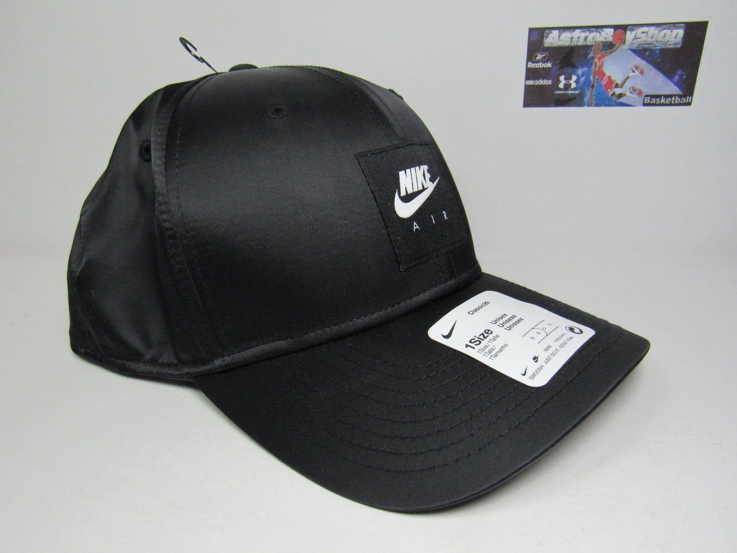 GORRA CURVA NIKE CLASSIC99 BLACK SATIN UNITALLA ADULTO