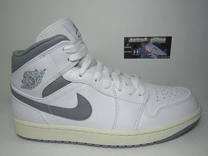 JORDAN 1 MID NEUTRAL GREY EN CAJA