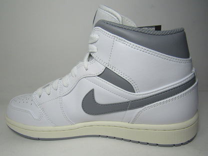 JORDAN 1 MID NEUTRAL GREY EN CAJA