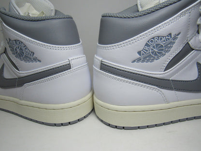 JORDAN 1 MID NEUTRAL GREY EN CAJA