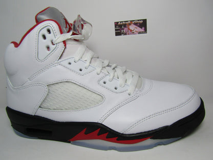 JORDAN 5 FIRE RED 2021 REFLECTIVE EN CAJA