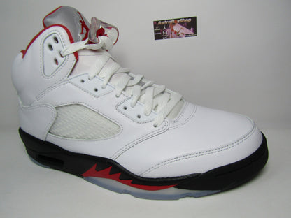 JORDAN 5 FIRE RED 2021 REFLECTIVE EN CAJA