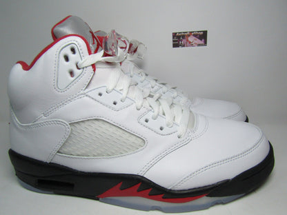JORDAN 5 FIRE RED 2021 REFLECTIVE EN CAJA