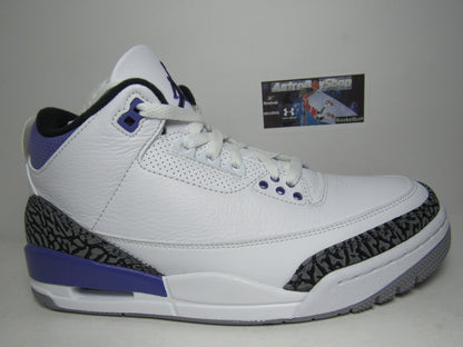 JORDAN 3 "DARK IRIS" EN CAJA