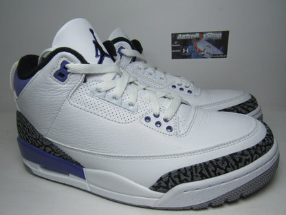 JORDAN 3 "DARK IRIS" EN CAJA