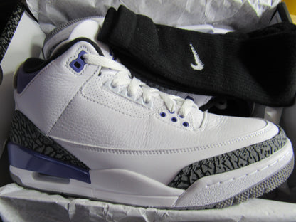 JORDAN 3 "DARK IRIS" EN CAJA