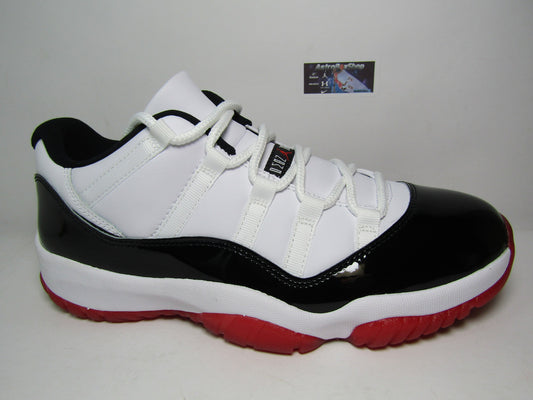 JORDAN XI LOW CONCORD BRED EN CAJA