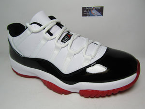 JORDAN XI LOW CONCORD BRED EN CAJA
