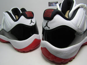 JORDAN XI LOW CONCORD BRED EN CAJA