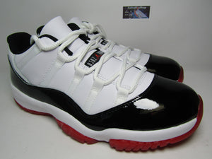 JORDAN XI LOW CONCORD BRED EN CAJA