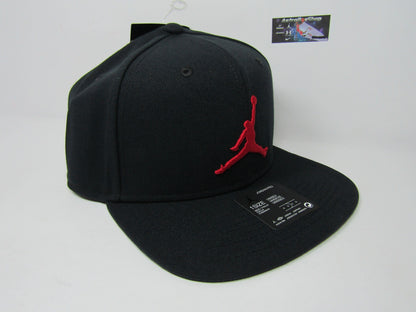 GORRA PLANA JORDAN JUMPMAN BRED 2019 BORDADO GRUESO UNITALLA