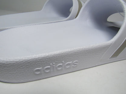 SANDALIAS ADILETTE AQUA SLIDE SILVER  EN CAJA