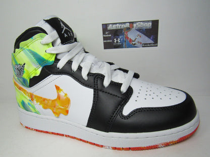 JORDAN 1 MID KIDS VORTEX EN CAJA