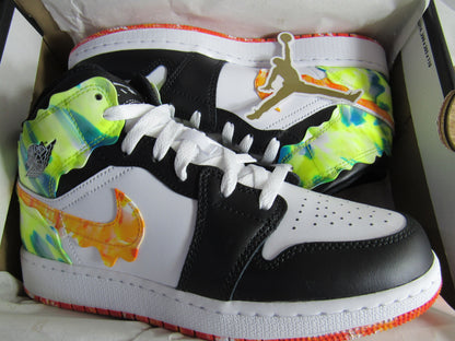 JORDAN 1 MID KIDS VORTEX EN CAJA