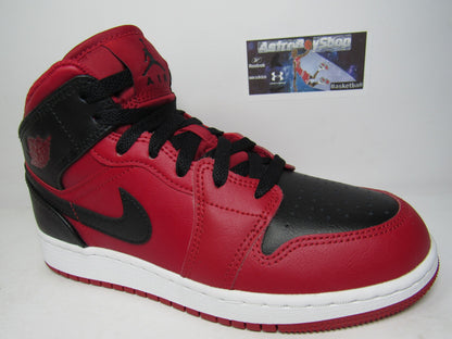 JORDAN 1 MID KIDS REVERSE BRED EN CAJA