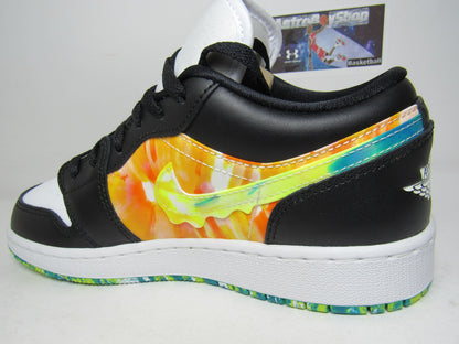 JORDAN 1 LOW GS KIDS DRIP EN CAJA