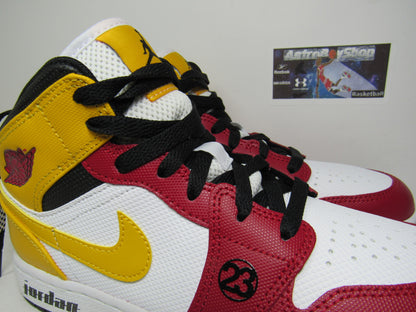 JORDAN 1 MID GS KIDS MOTORSPORT EN CAJA