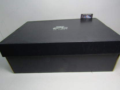 NIKE AIR FORCE ONE "REVERSE STITCH" BLACK DE LONA EN CAJA