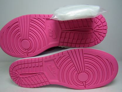 JORDAN 1 LOW KIDS WHITE PINK EN CAJA