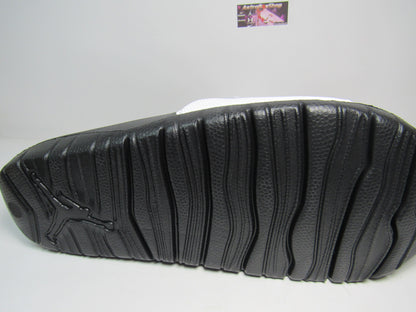 SANDALIAS JORDAN BREAK WHITE BLACK EN CAJA