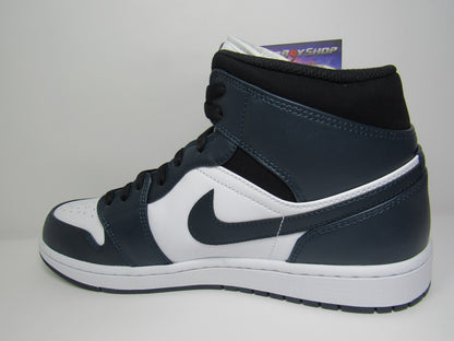 JORDAN 1 MID ARMORY NAVY AZUL MARINO EN CAJA