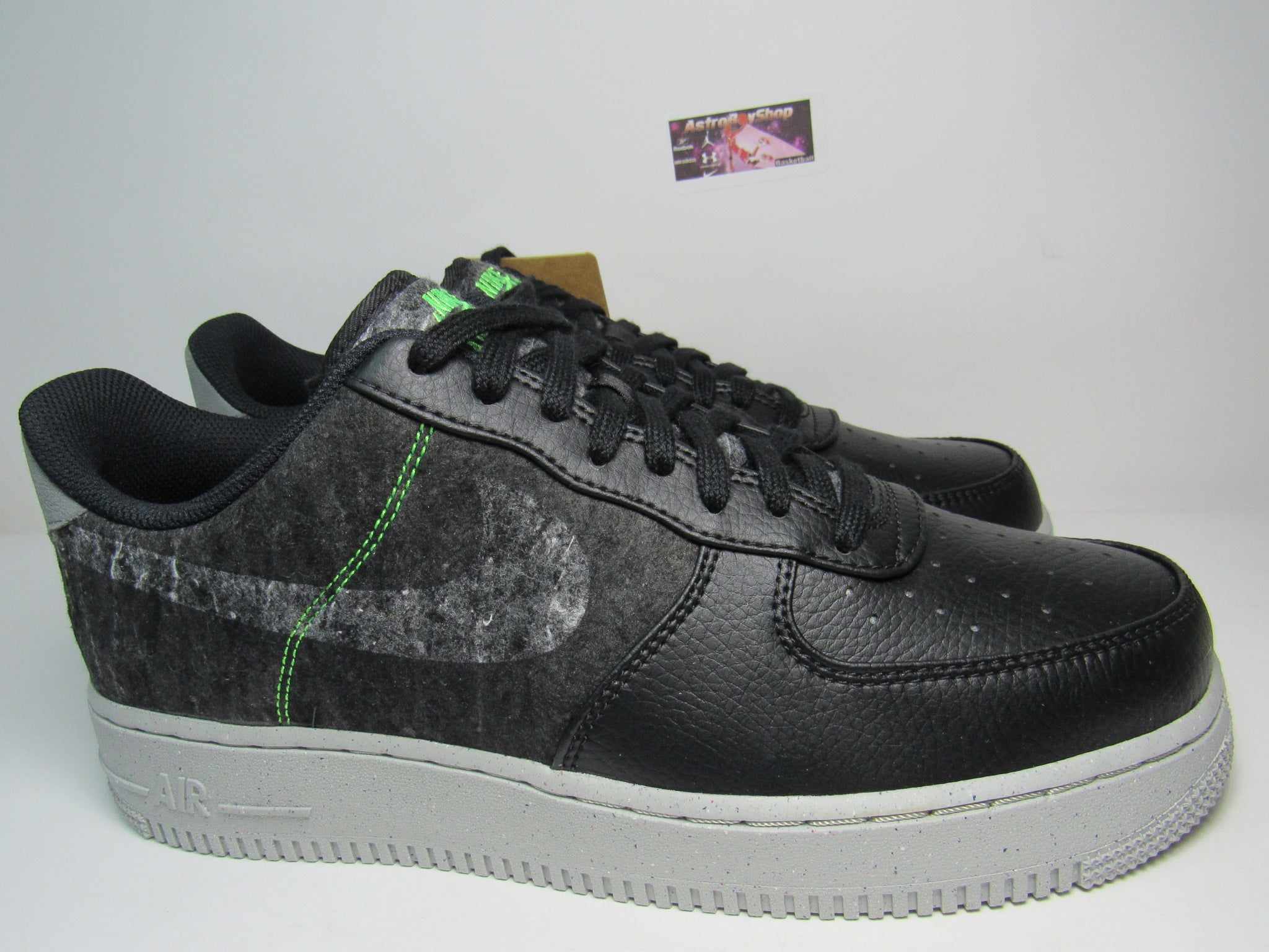 AIR FORCE ONE TRASH BLACK GREEN EN CAJA